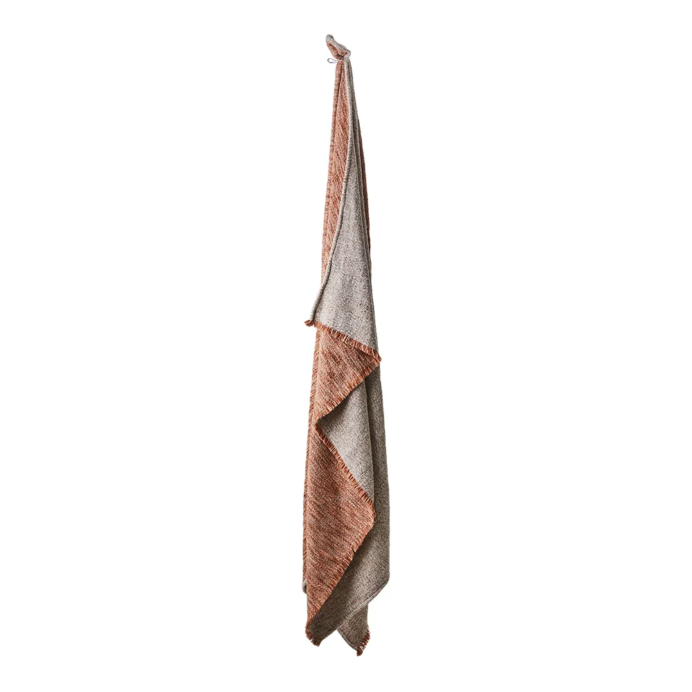  NINA-ruudullinen beige/koralli