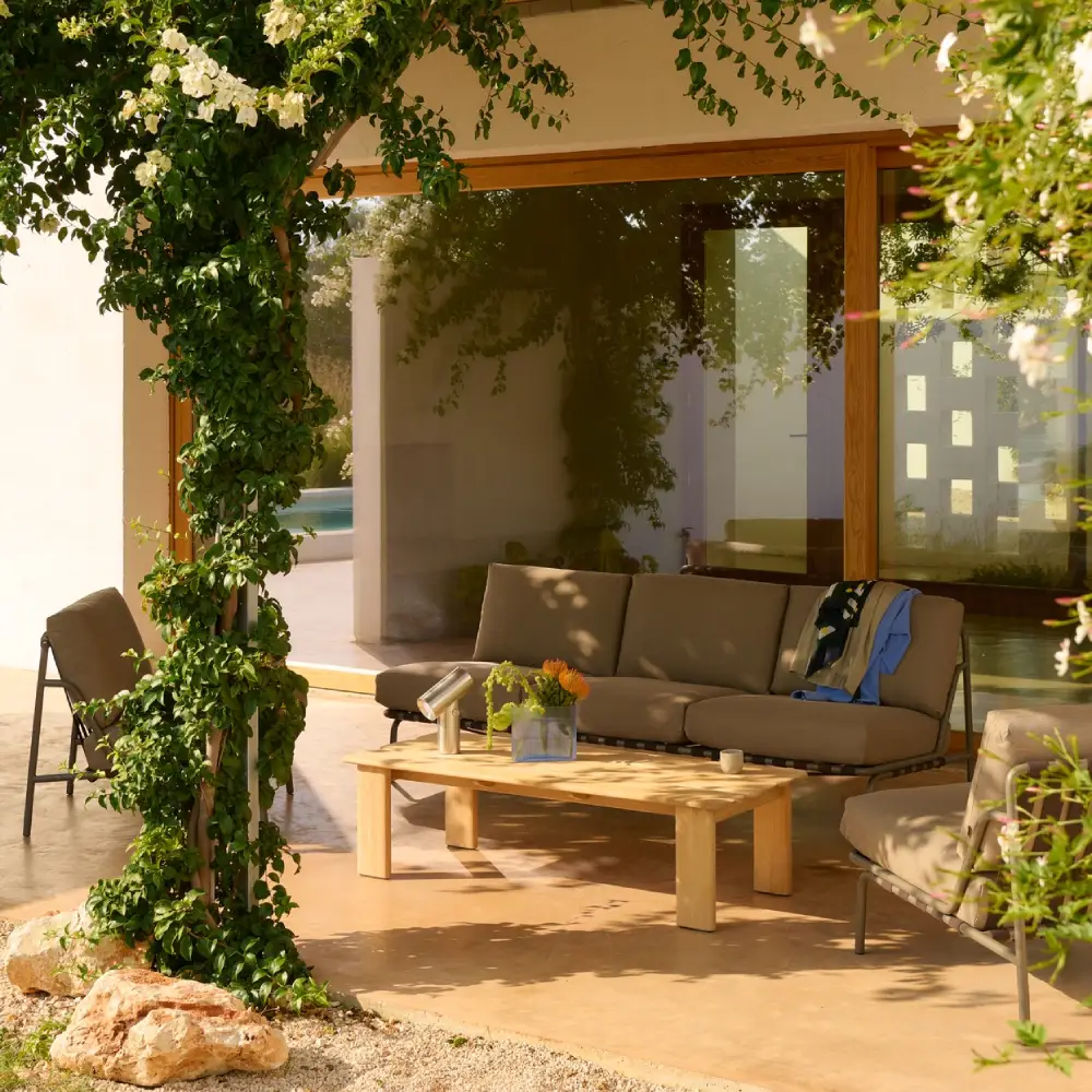 Loungenojatuoli Settle Ribbed Weave 5/Taupe