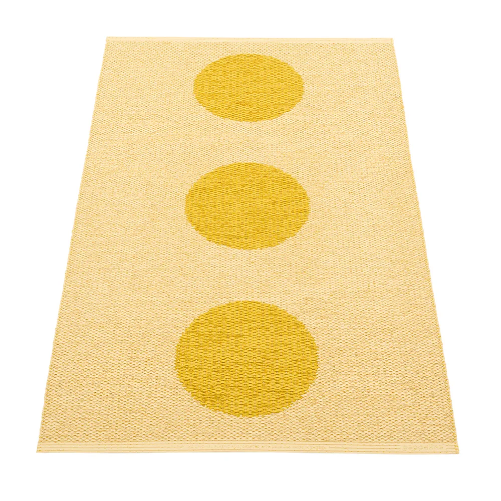 Vera Pop matto Mustard/Pale Yellow 70 x 120cm