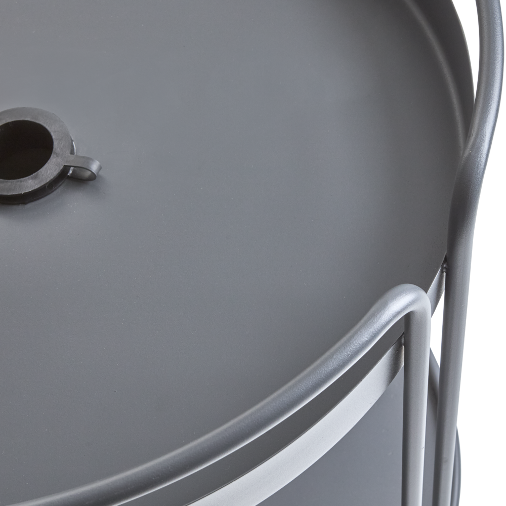 SHADY sivupöytä - antrasiitti