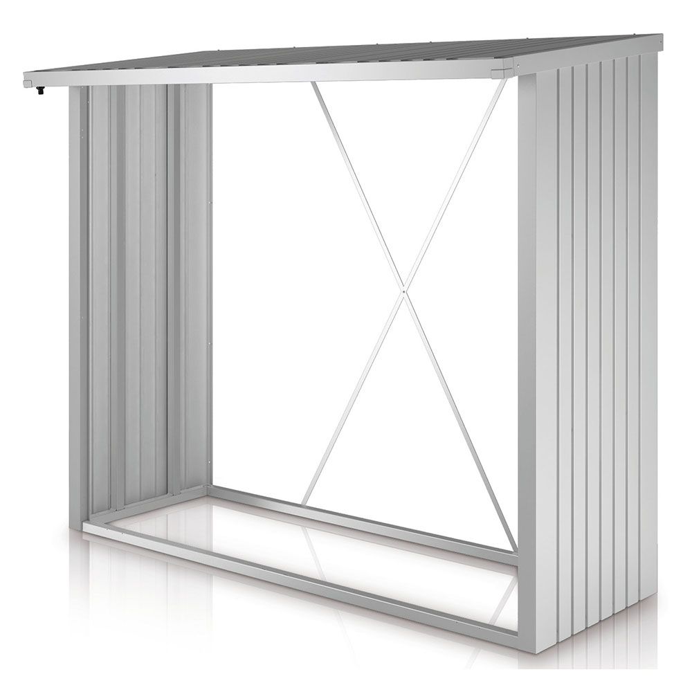 Woodstock vedförvaring 230 cm hopea