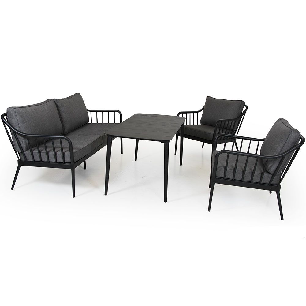 Coville nojatuoli musta Brafab