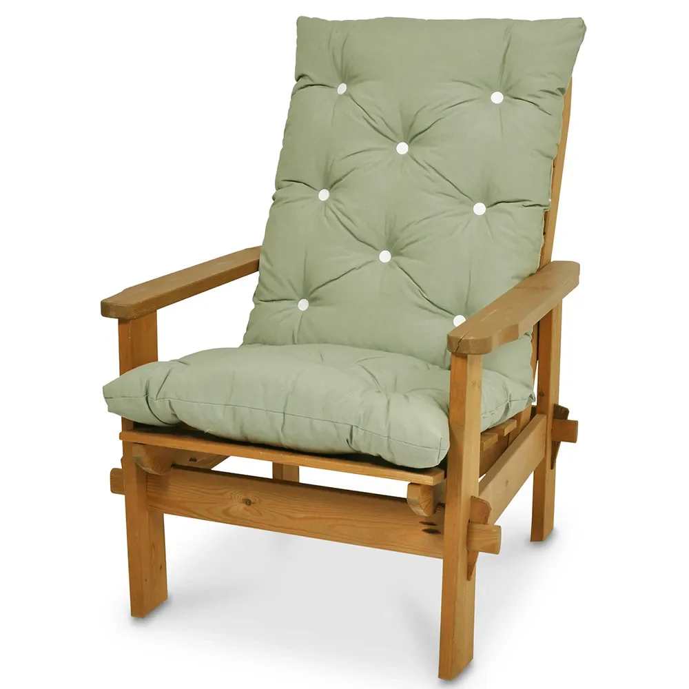 Högvik Korkea Flock-tyyny Oliivi