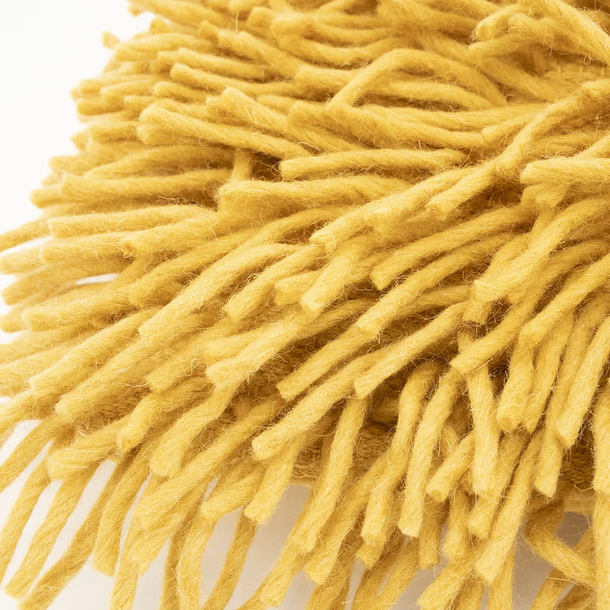 Koristetyyny puuvillasta Moppy Mustard 50x50 cm
