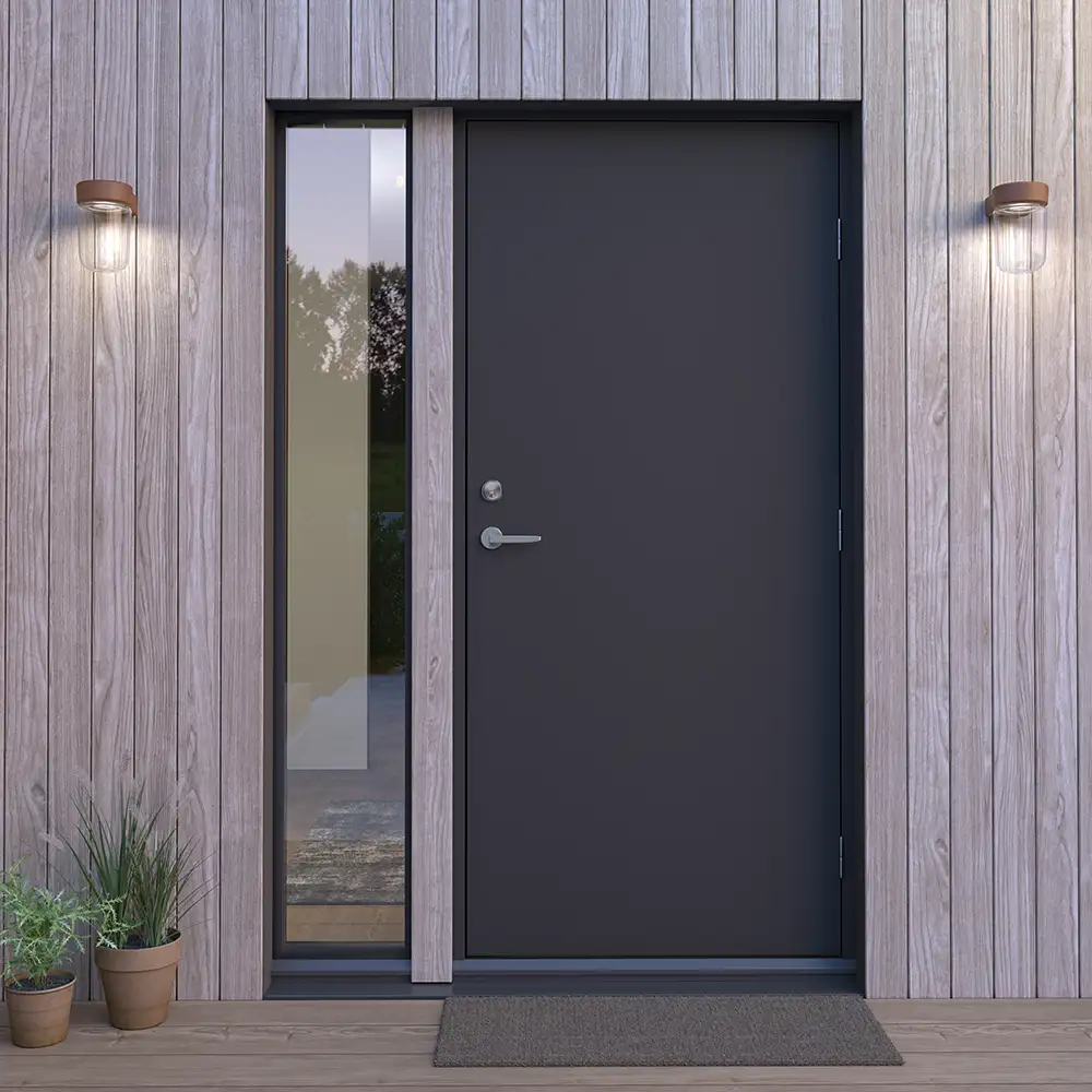 Moon seinävalaisin IP44 roststruktur LED