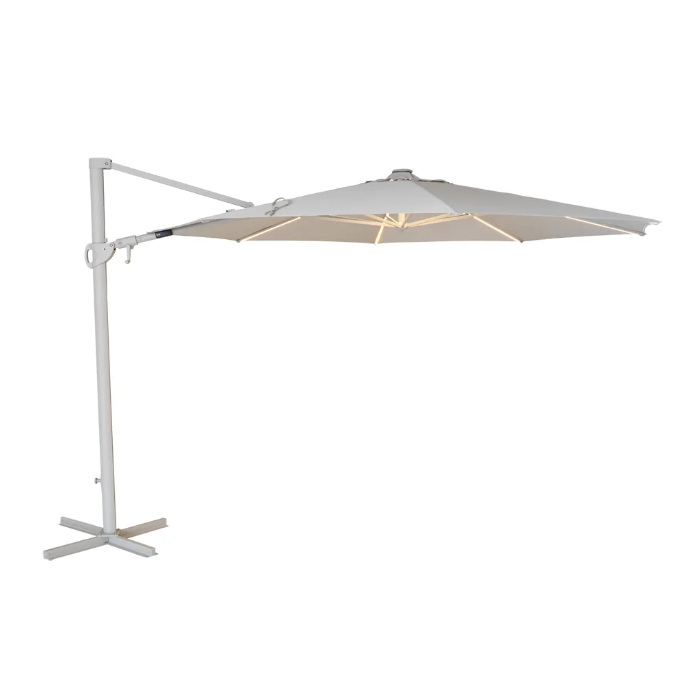 Cilento aurinkovarjo 350 cm Light Grey / Khaki