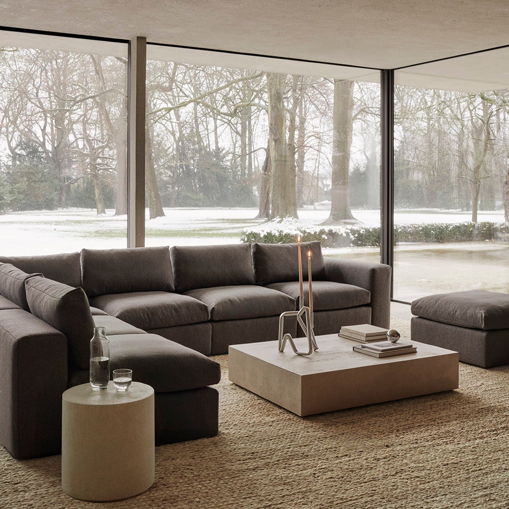 Mellow Jalkarahi - Graniitti 80 x 80 x 41 cm