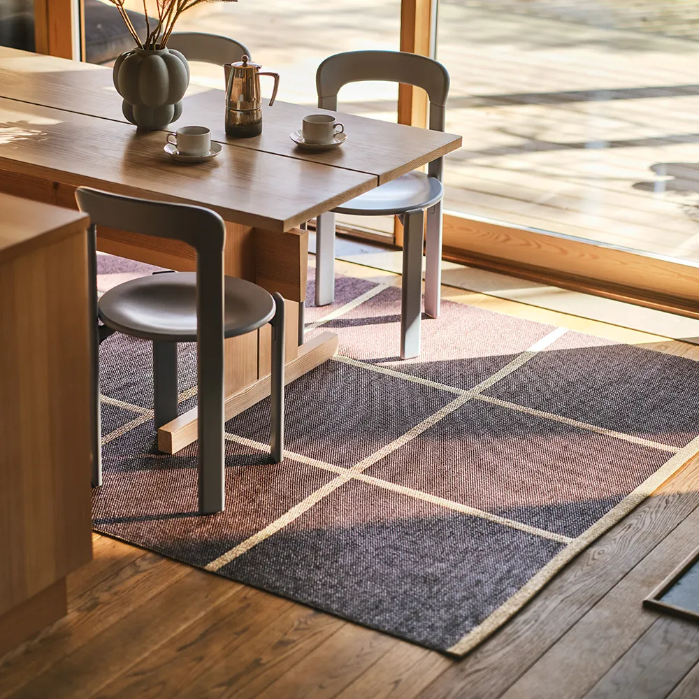 Kudottu Matto Criss Burgundy 70x300 cm