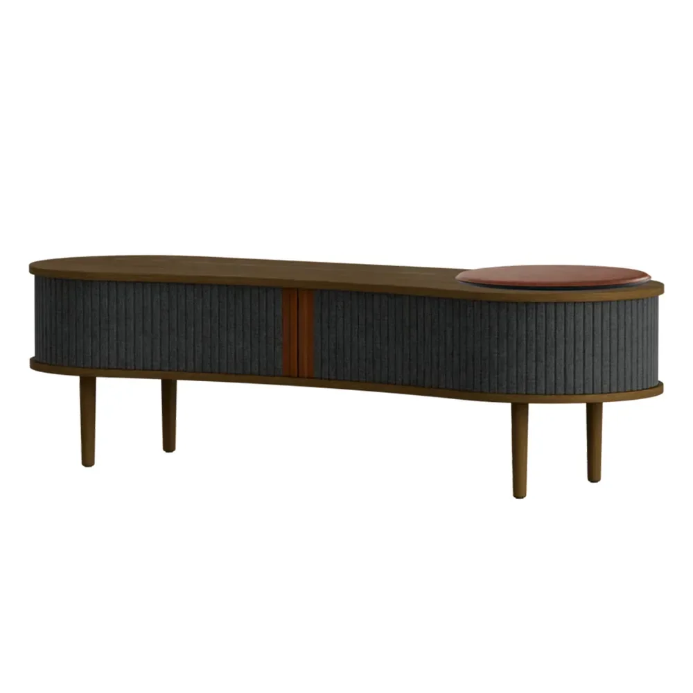 Audacious TV-taso, tumma tammi/Shadow