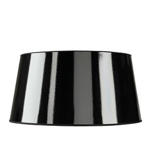 Lampunvarjostin Classic XXL Low Black Lacquer Artwood