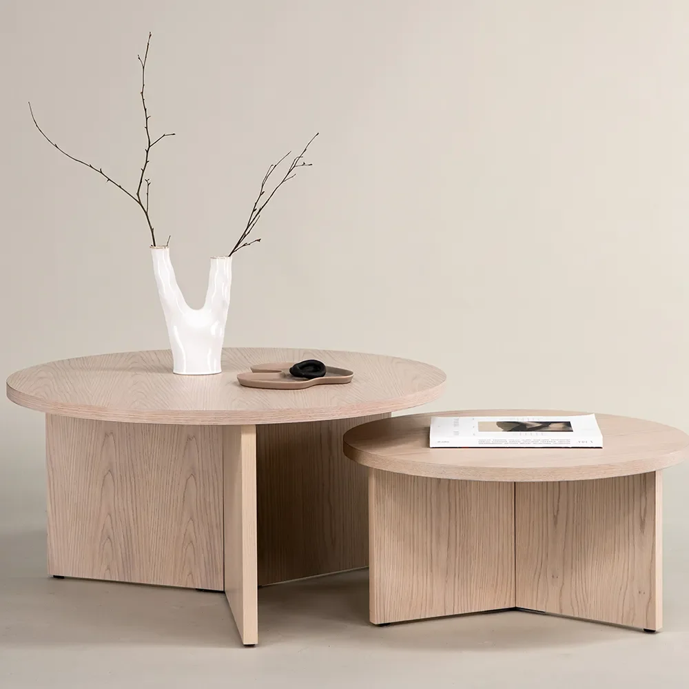 Saltö Sohvapöytä Ø65 cm Whitewash 