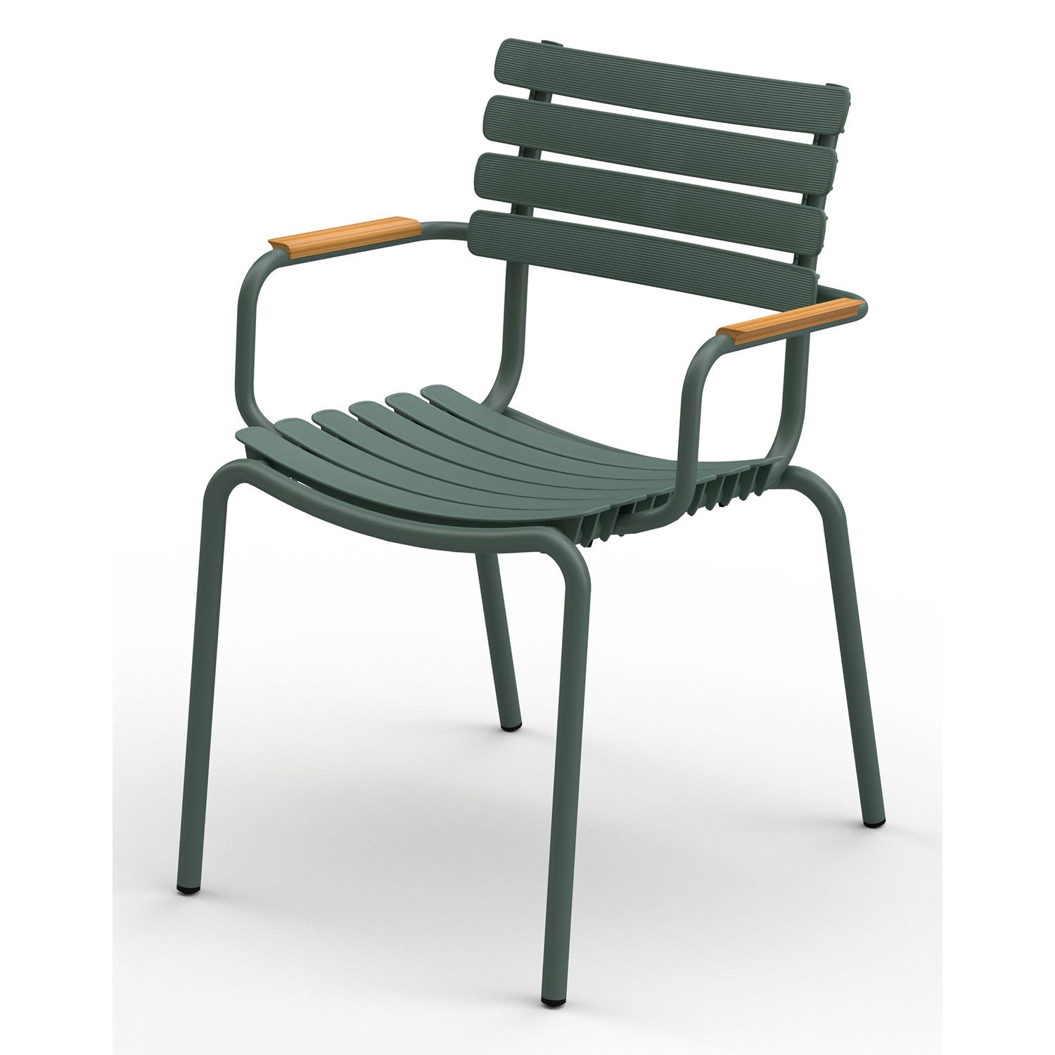 ReCLIPS ruokailutuoli Vihreä/Vihreä Alumiini-Bambu