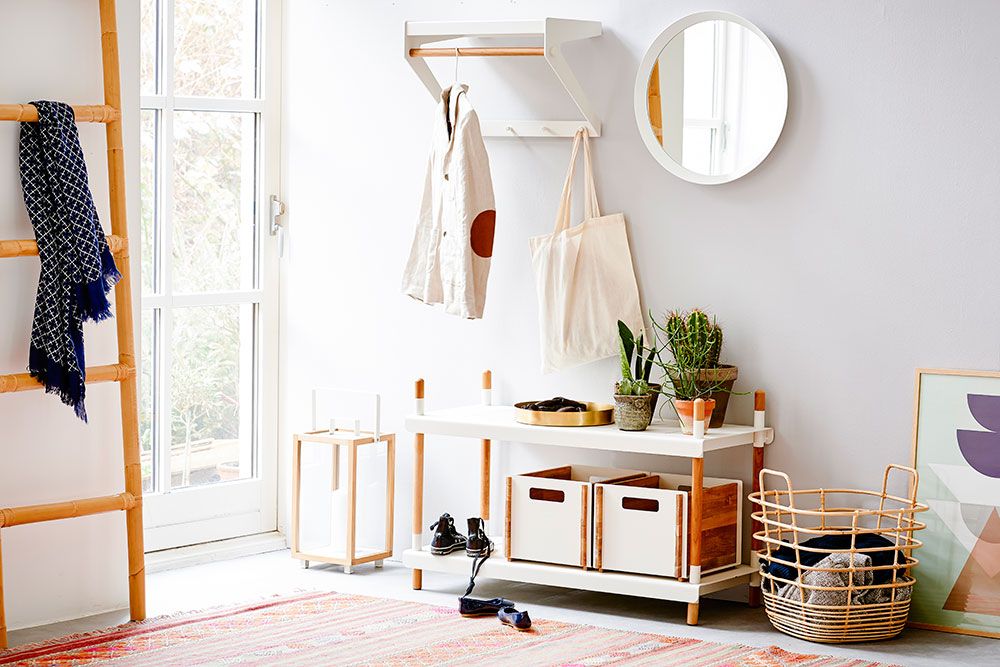 Copenhagen Vaateteline Lava Harmaa / Tiikki