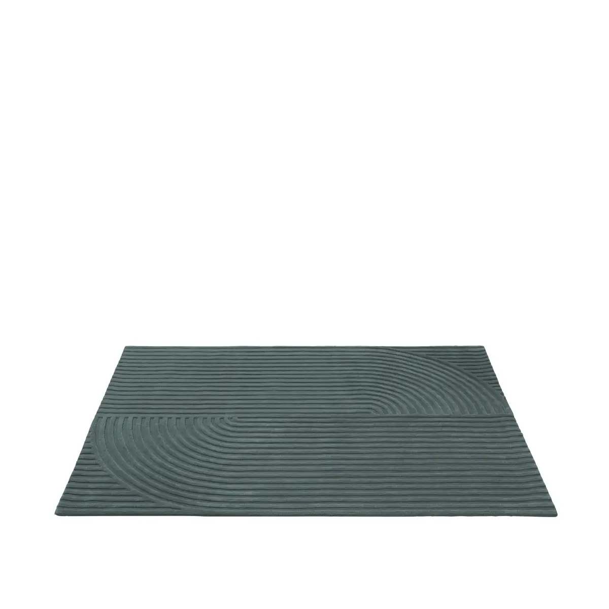 Relevo Matto Quattro - 170 x 240 cm - Dark Green 