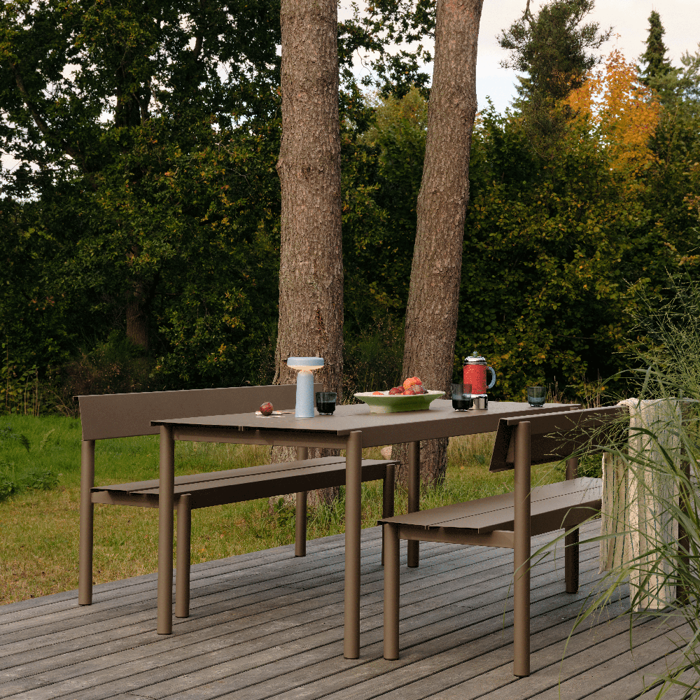 Teräspenkki 170cm Linear Steel Taupe