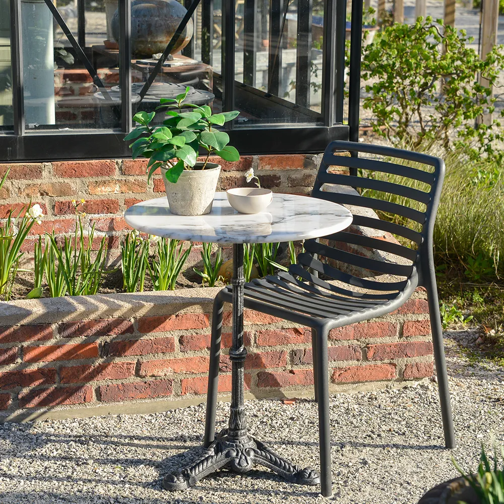 Loire marmoripöytä 60 valkoinen Brafab