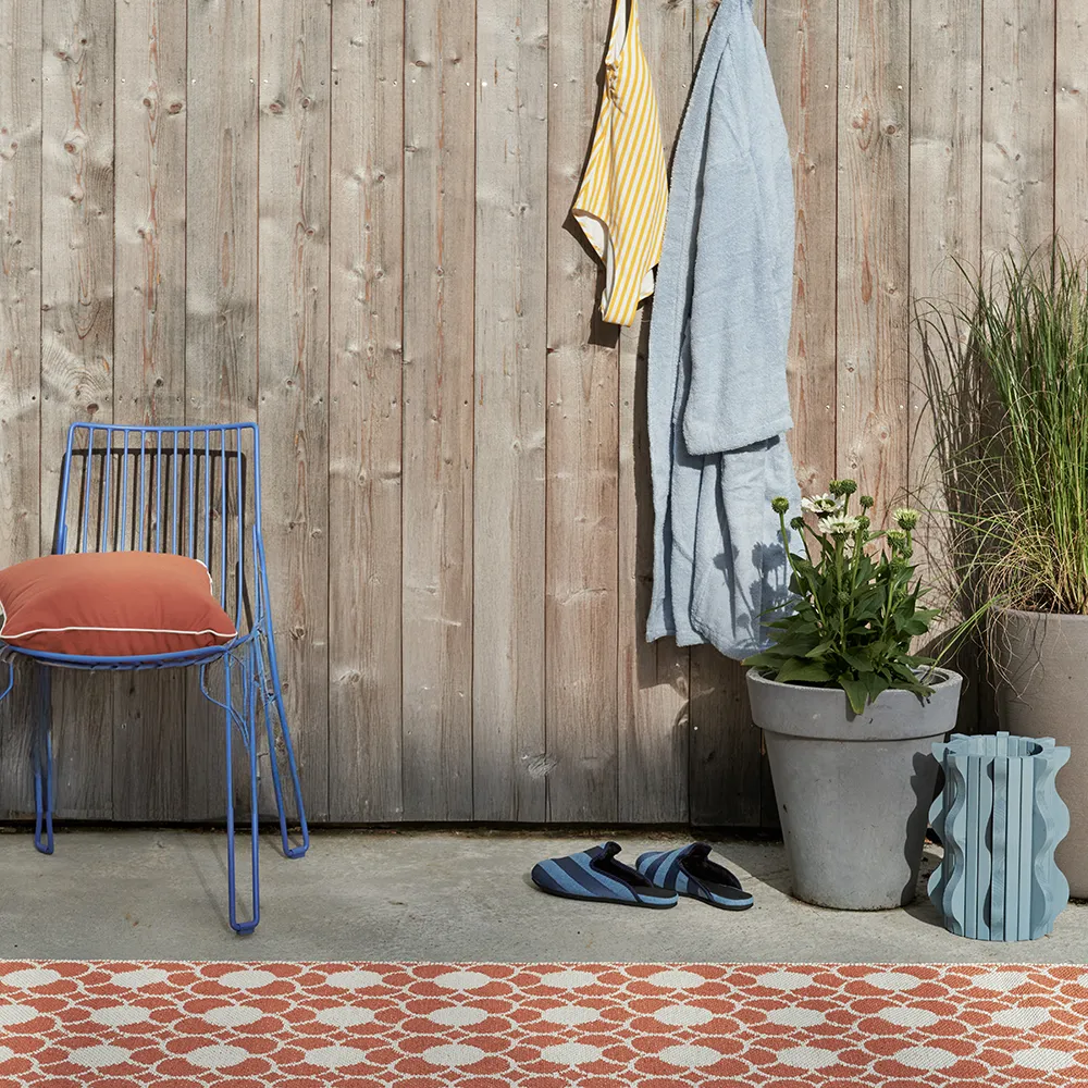 Anya matto Pale Orange/Vanilla 70 x 100 cm