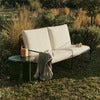 Desert 2-istuttava sohva Black/Off-white
