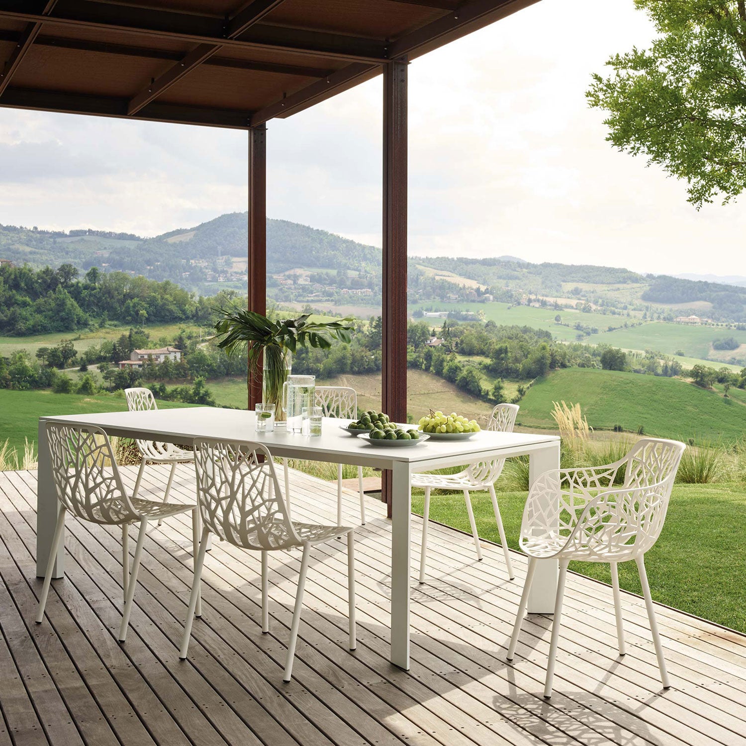 Forest Ruokailutuoli White