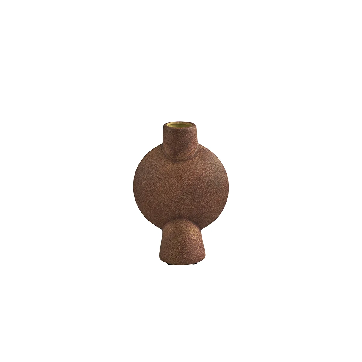 101 Copenhagen, Käsinmaalattu maljakko Sphere Bubl Mini Terracotta H19 cm