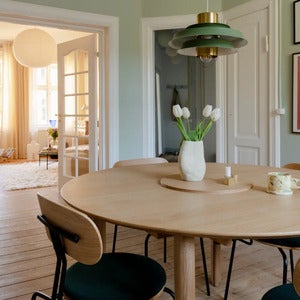 Comfort Circle Ruokapöytä jatkeella Oak