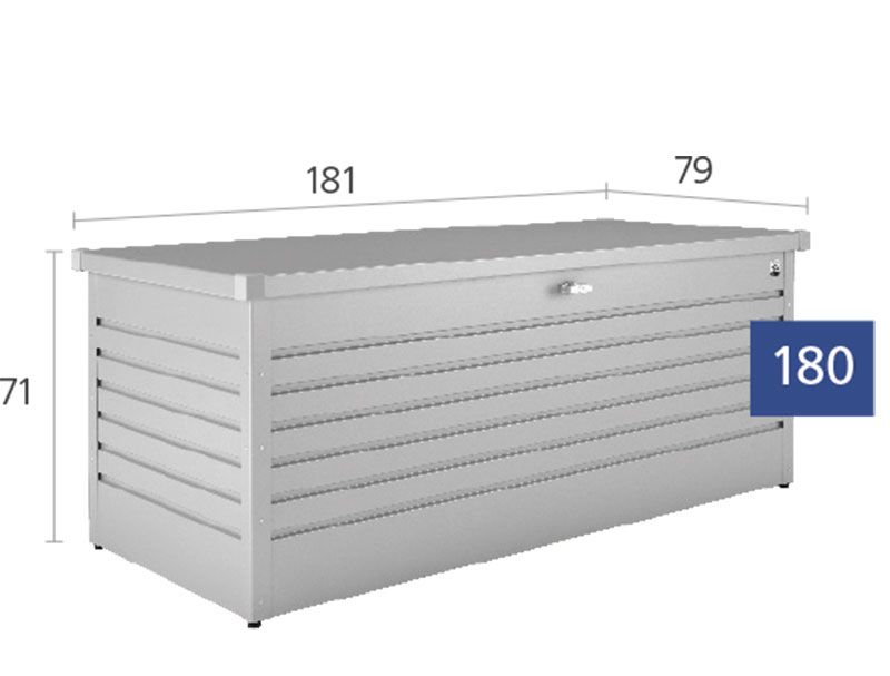 Leisure time säilytyslaatikko 180 bronze Biohort