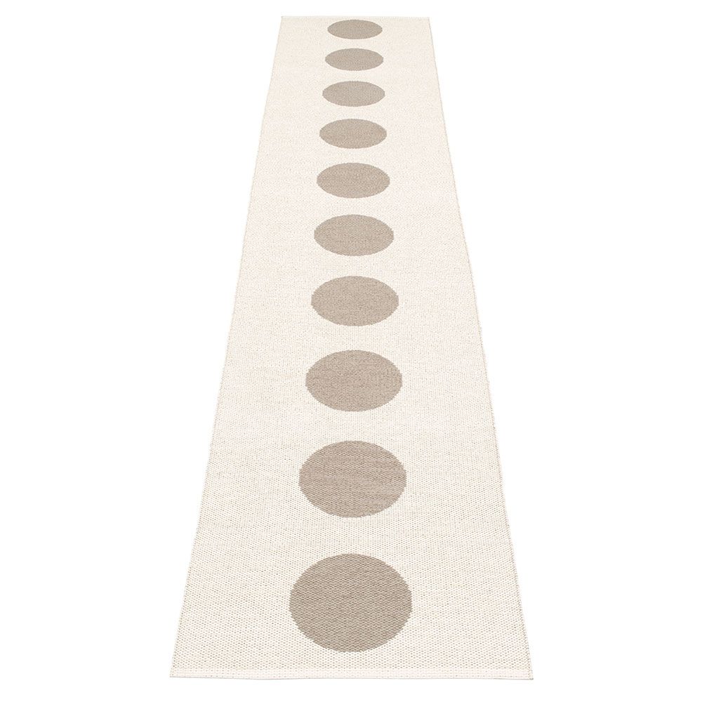 Vera matto 70x375 cm mud/vanilla