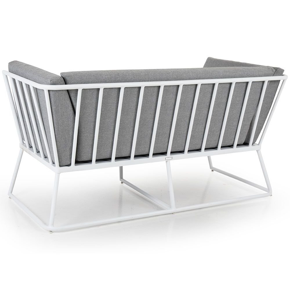 Vence 2-istuttava sohva valkoinen/harmaa