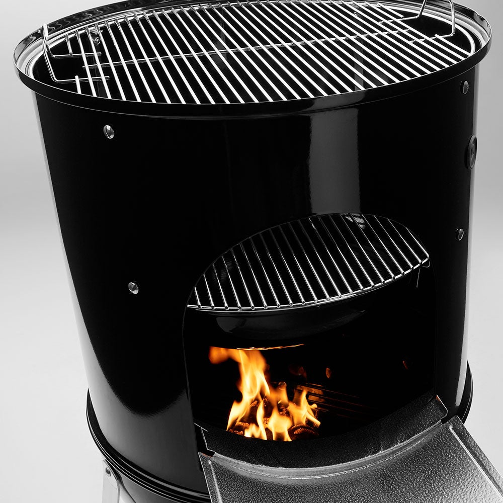 Smokey Mountain Cooker savustin 57 cm musta valurauta Weber