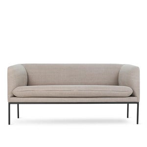 Sohva 2-Hengen Turn Cotton Linen Natural