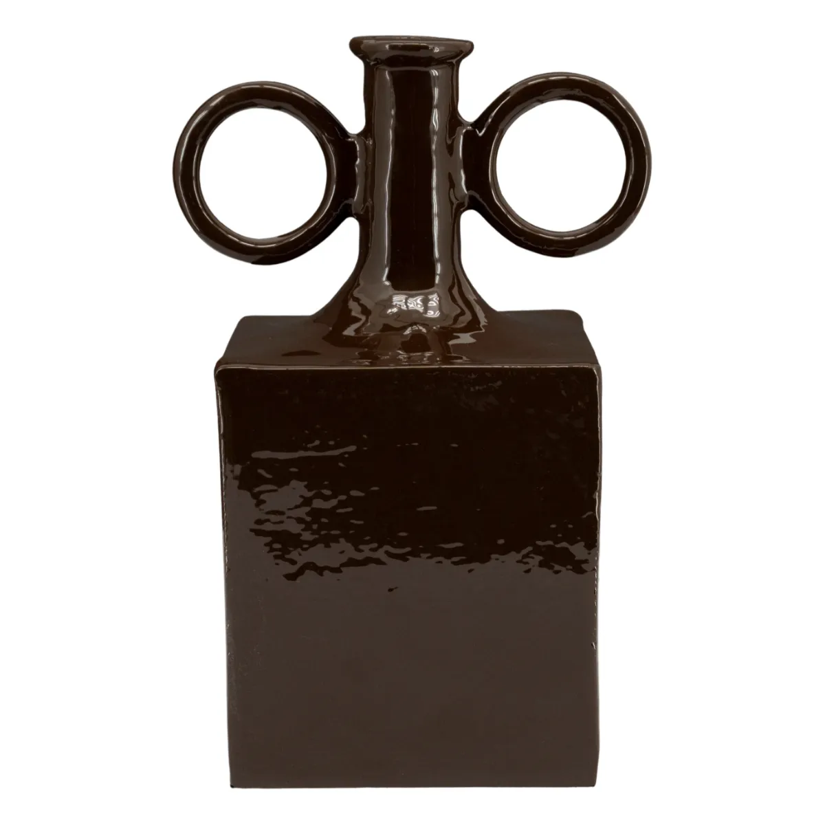 Oro 1 maljakko 21x16x31,5 cm alumiini ruskea