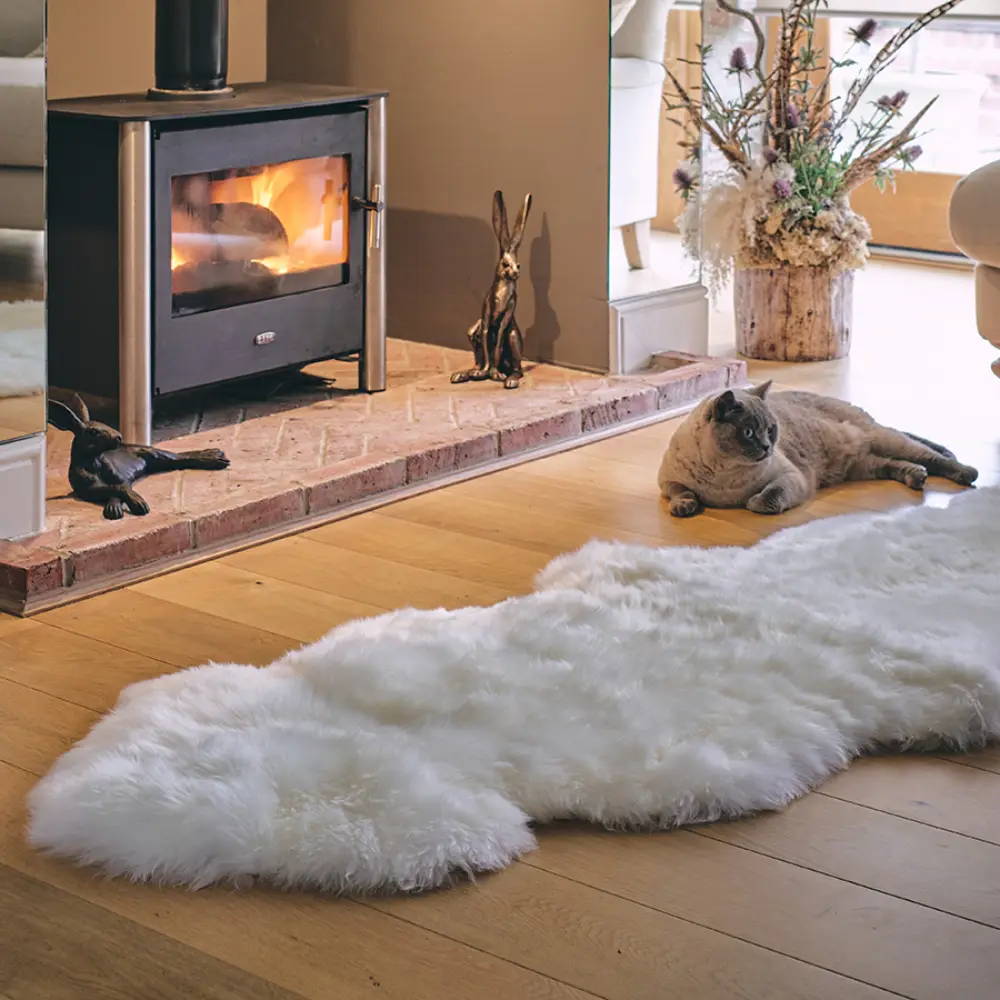 Vilma-lampaantalja valkoinen