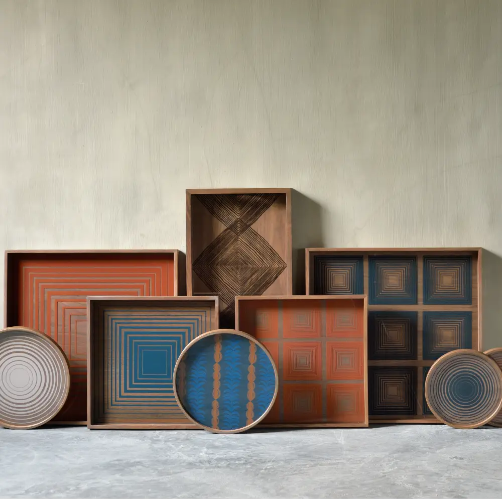 Squares tarjotinta 38x38 cm pumpkin