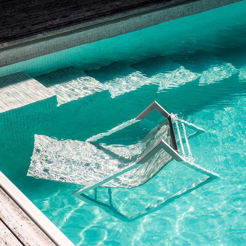 Vevi nojatuoli valkoinen/valkoinen Brafab