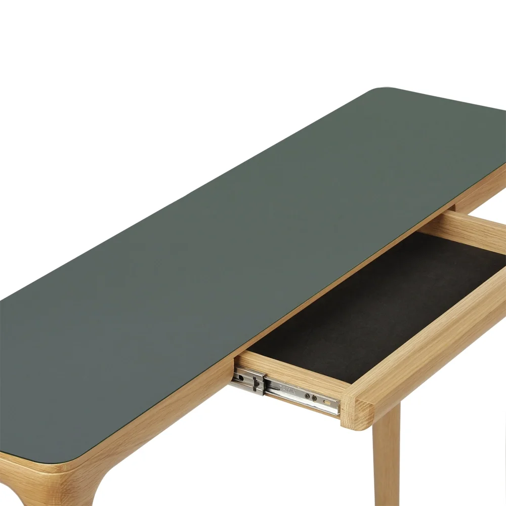 Heart'n'Soul-sivupöytä 110x30x82 tammi/sammalevihreä