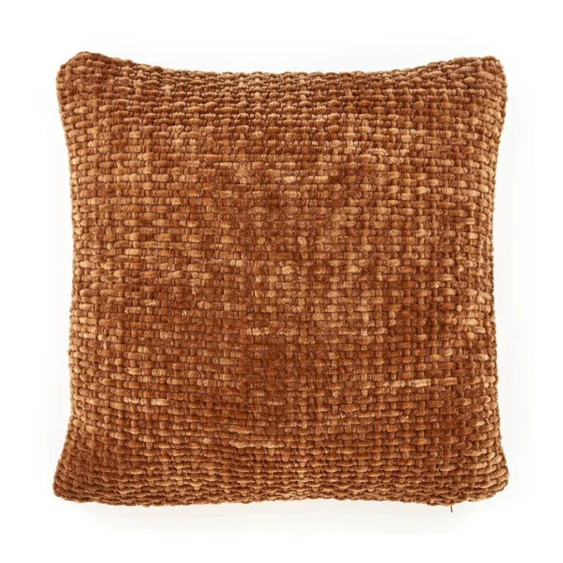 By-Boo, Pillow Hyde - terracotta 50x50 cm