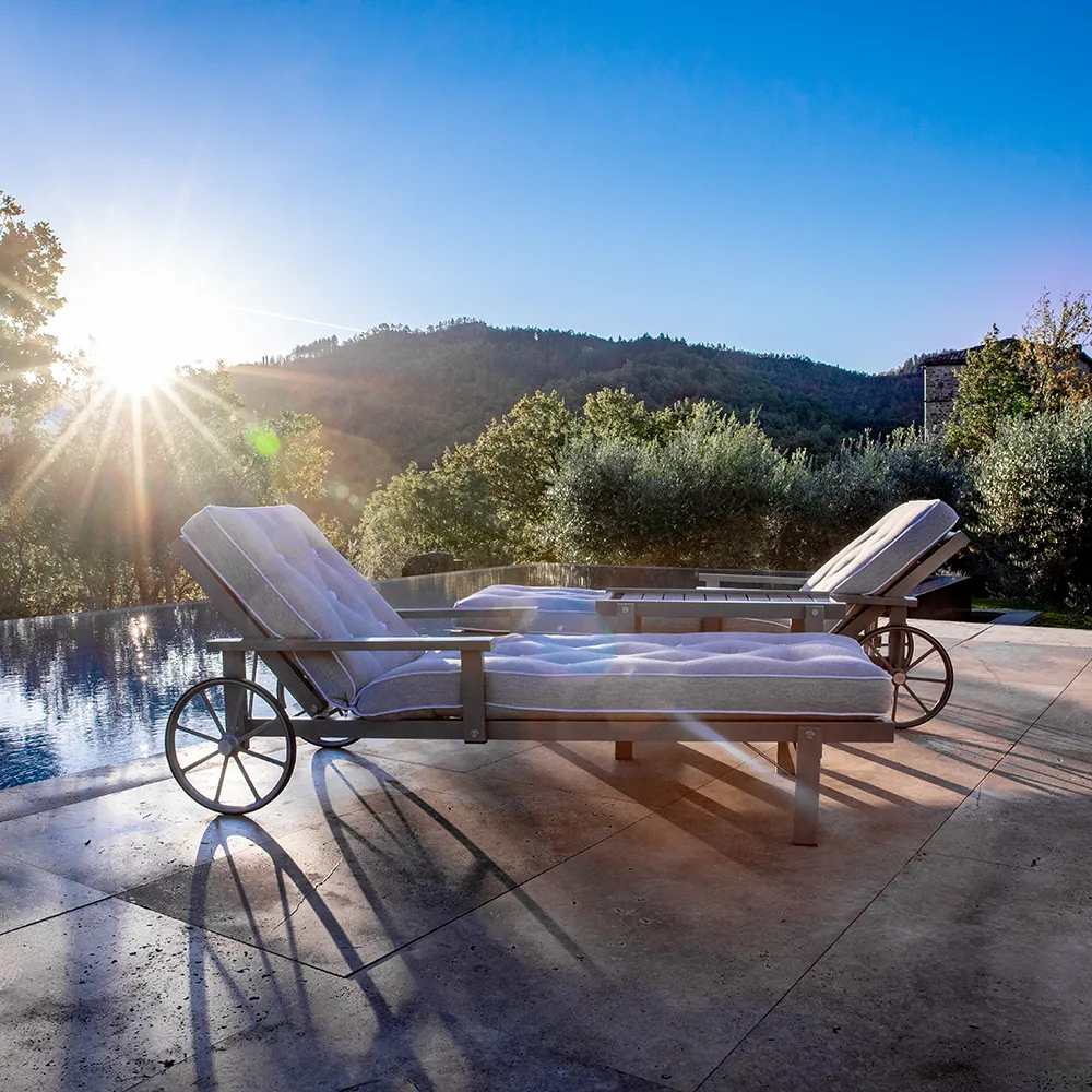 leposänky Alumiini harmaa 