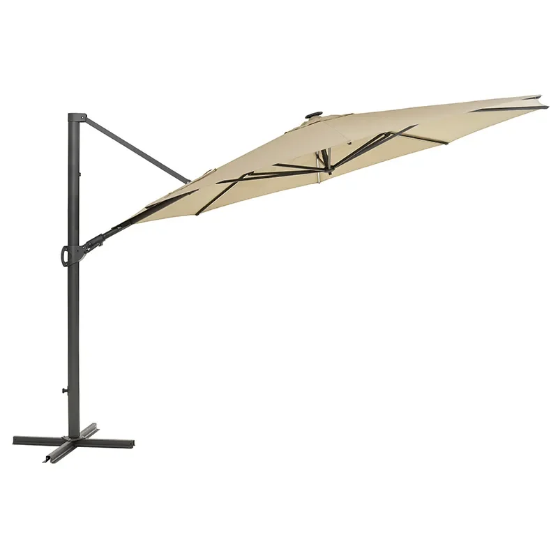 Cliento aurinkovarjo 350 cm Light Grey / Khaki