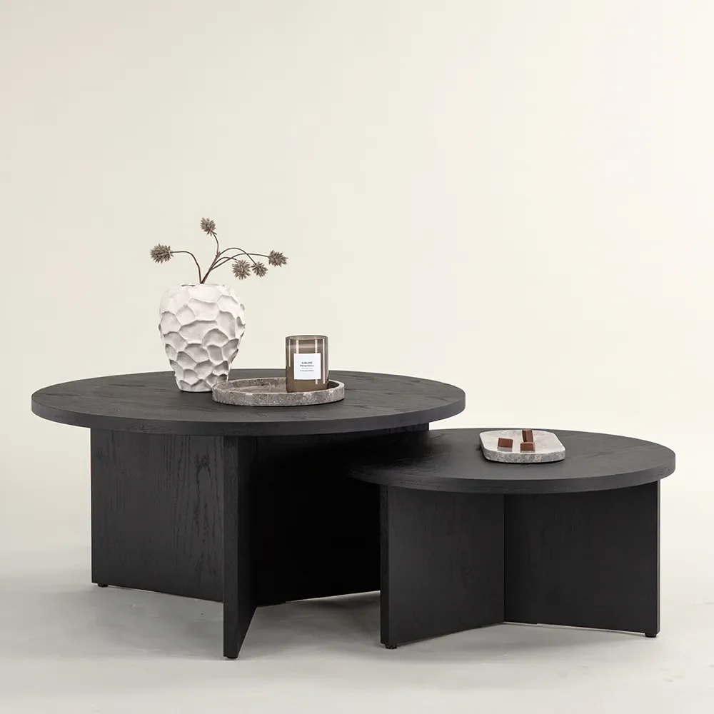 Saltö Sohvapöytä Ø65 cm Musta