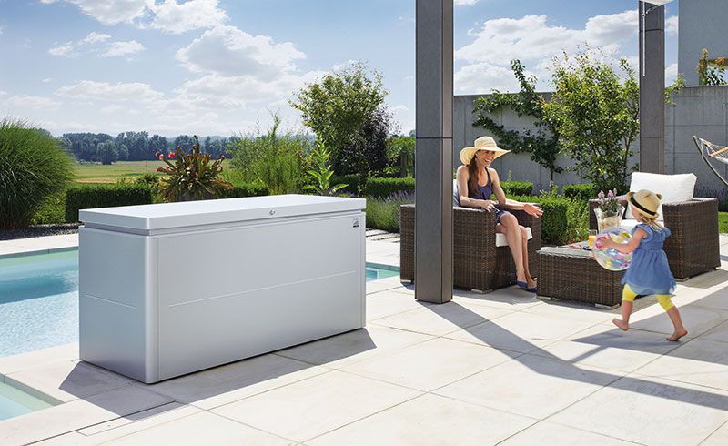 Loungebox 200 cm quartzgrå