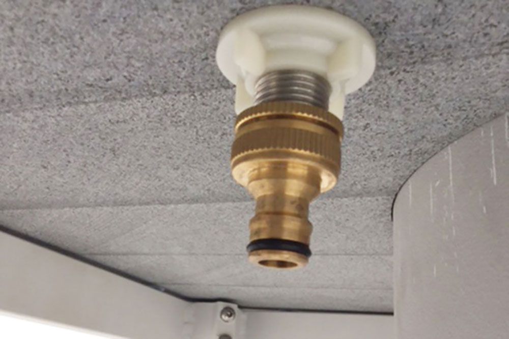 Bellac ulkokeittiö pesualtaalla musta Brafab