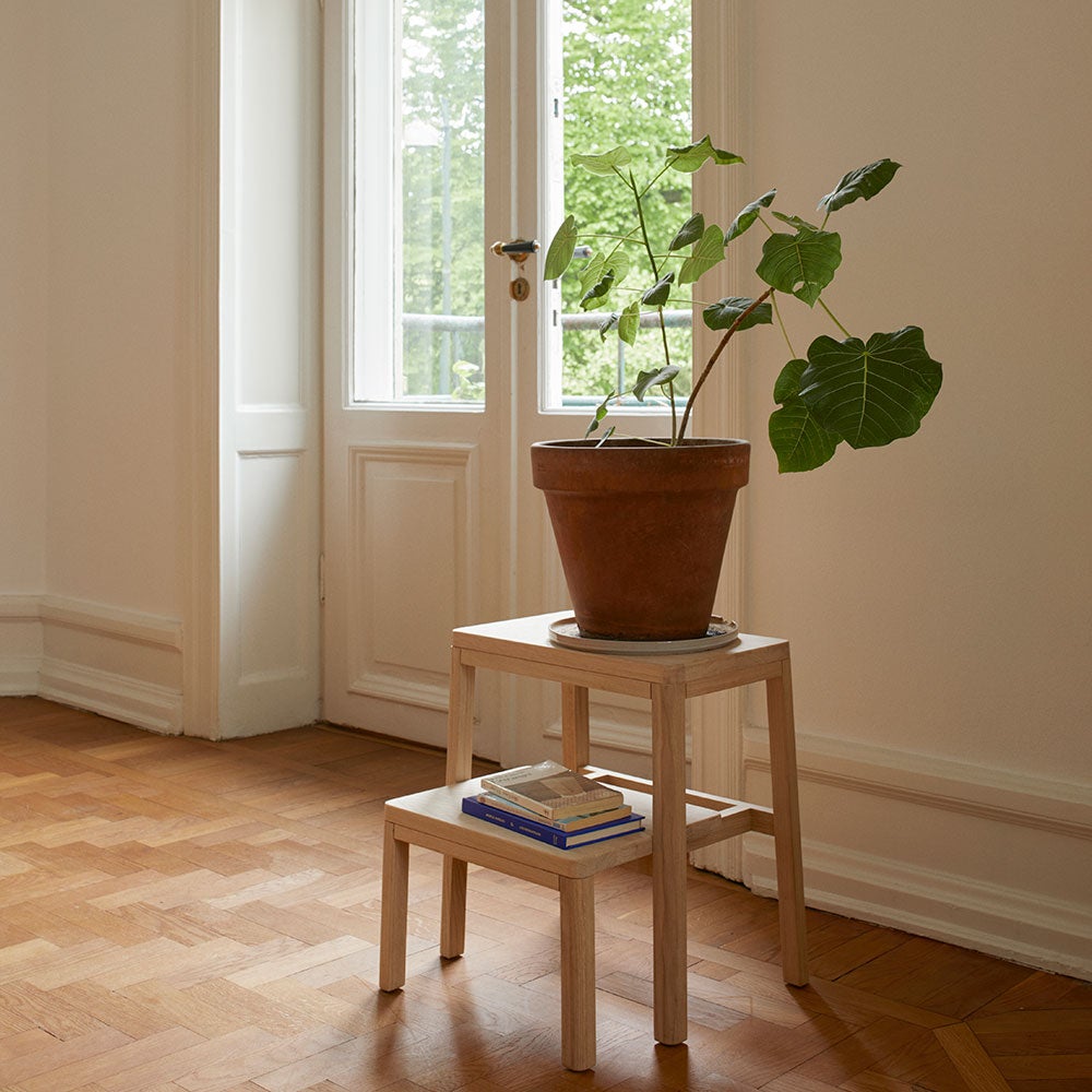 Noboru Step Ladder ruskea tammi