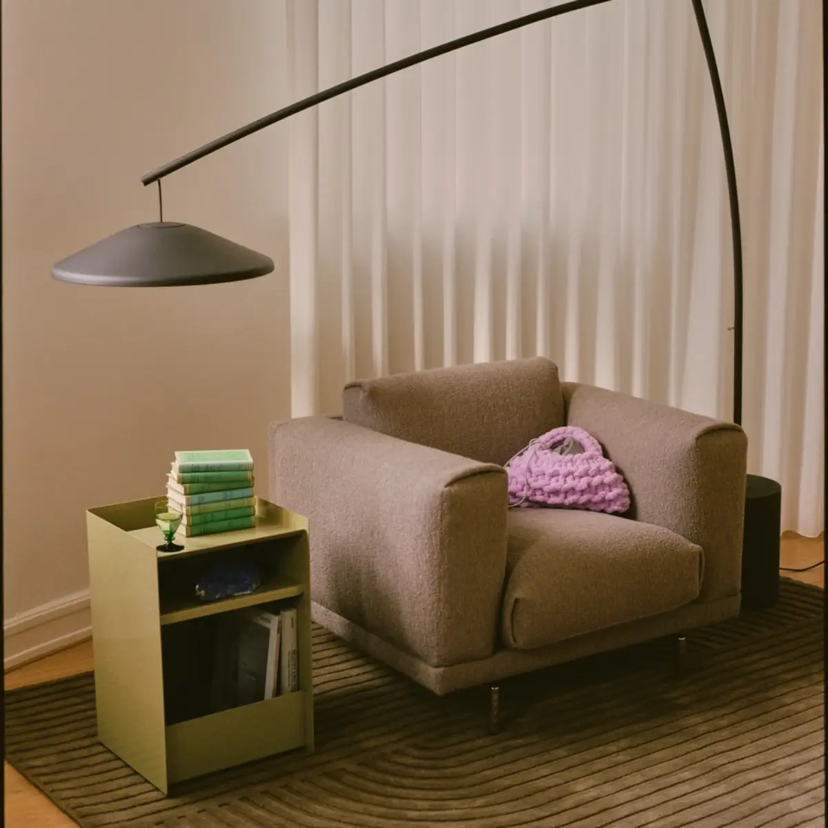 Relevo Matto Quattro - 170 x 240 cm - Taupe