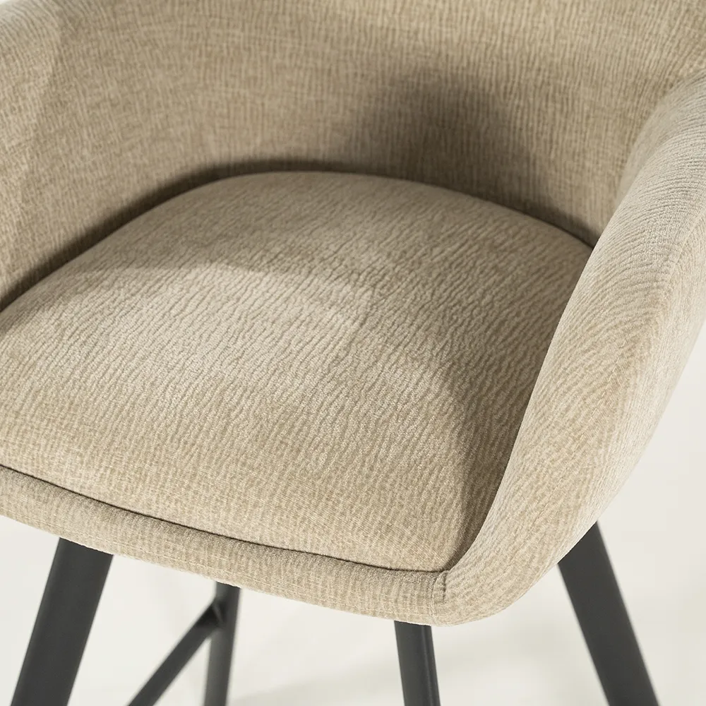 Bliss baarituoli käsinojilla - taupe