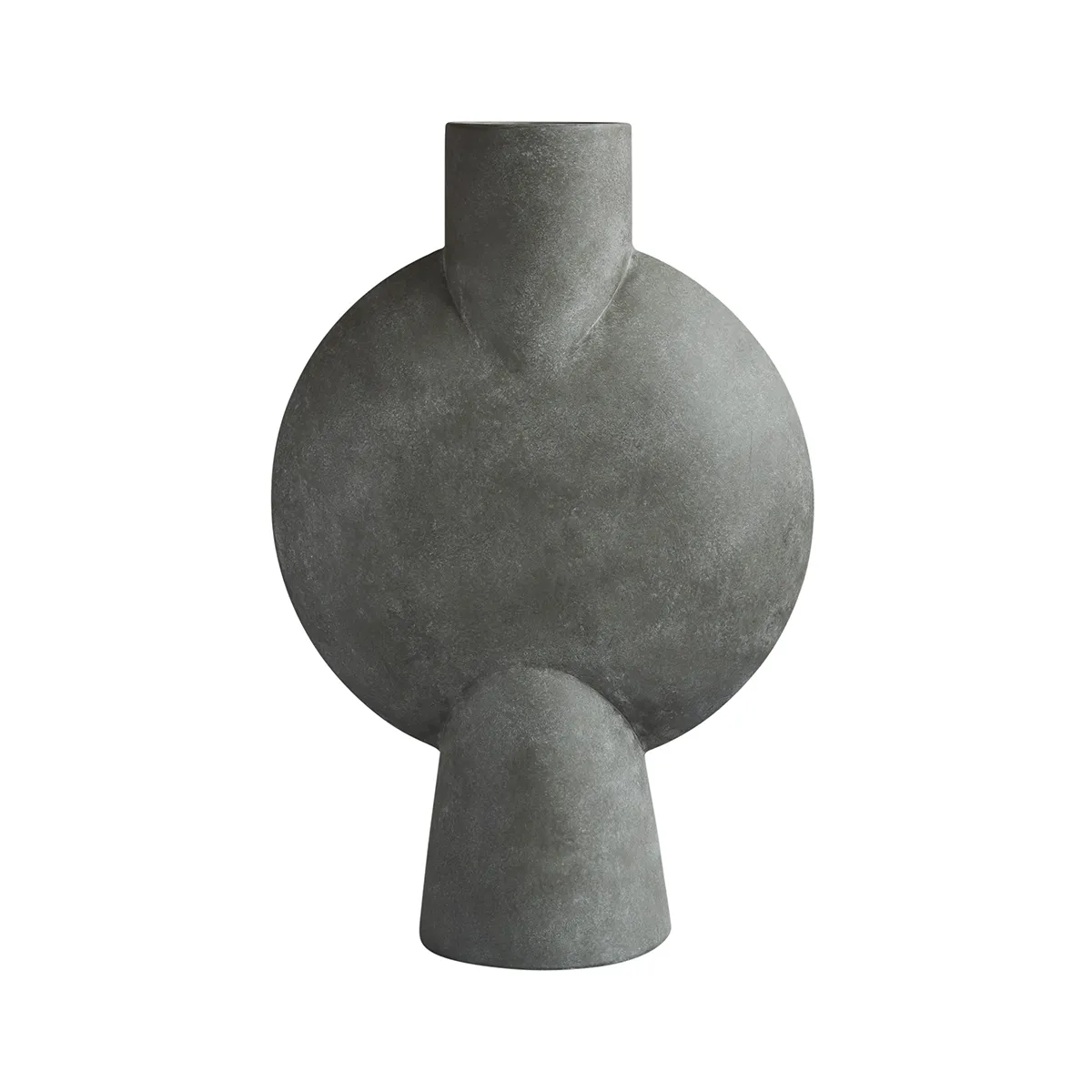 101 Copenhagen, Käsinmaalattu maljakko Sphere Bubl Hexa Dark Grey H60 cm