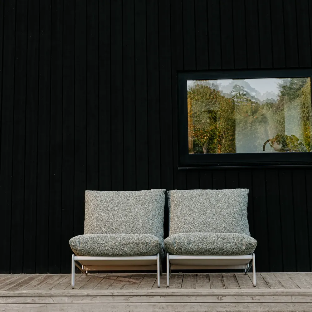 Blixt nojatuoli Light Grey/Teddy Verde