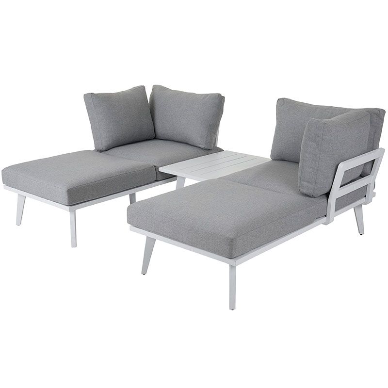 Villac päiväsänky valkoinen/harmaa 