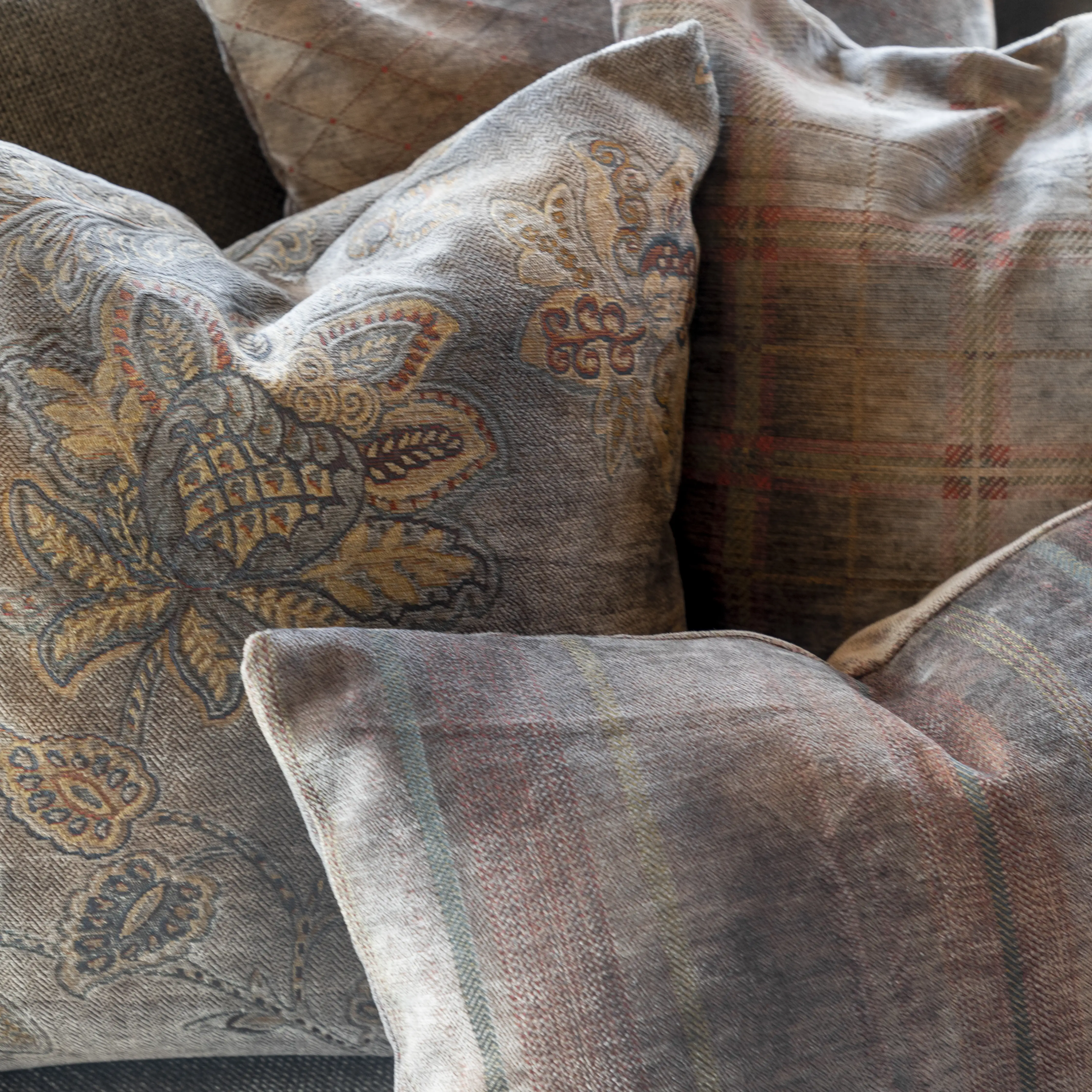  Tyynynpäällinen Merano Check Bruciatio 60 x 40 cm Artwood