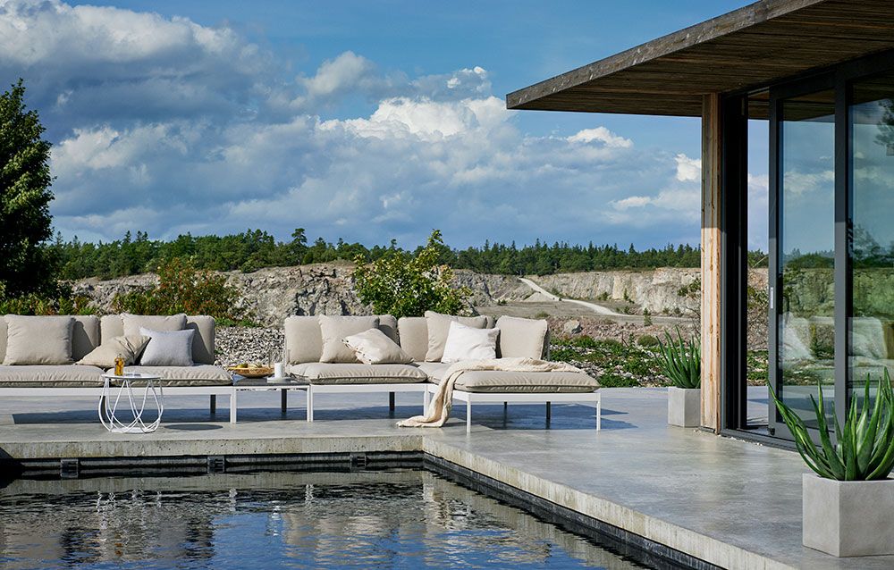 Bean Coffee Table Base 60X105 Light Grey 