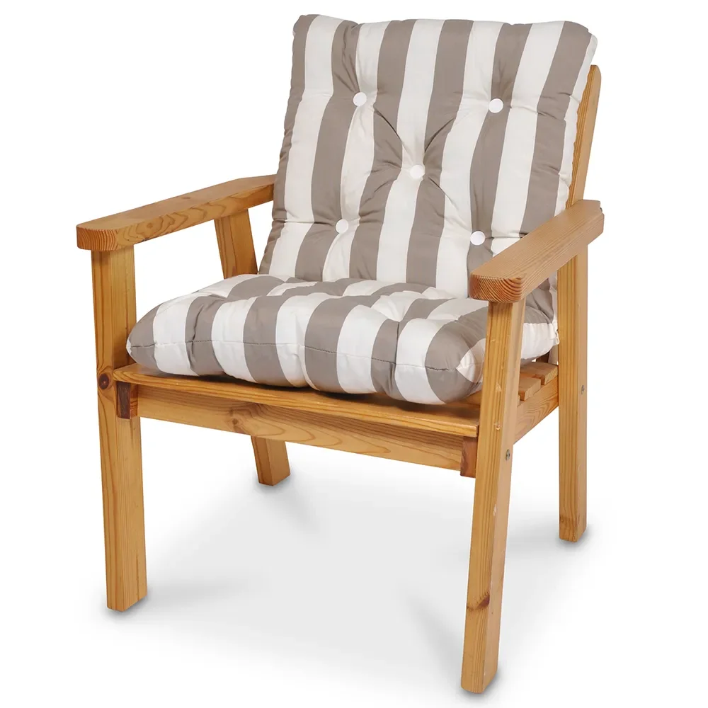 Minivik Flocktyyny Taupe/Valkoinen